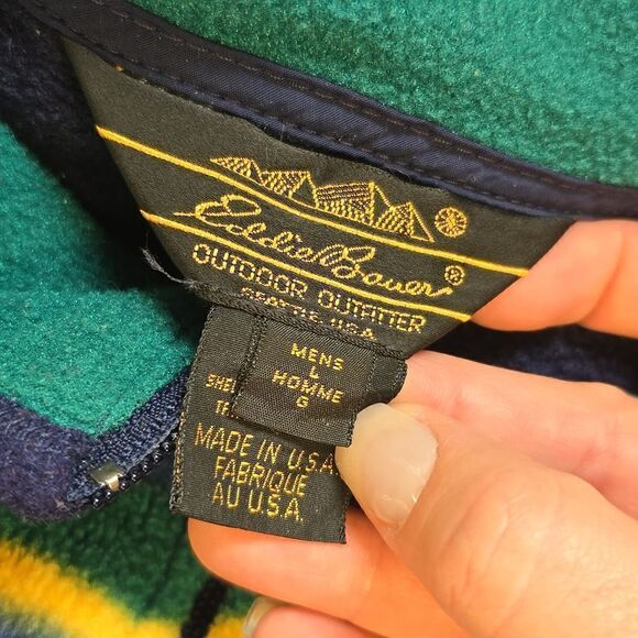 Eddie Bauer | Vintage Fleece 3/4 Zip-up - Picture 6 of 7